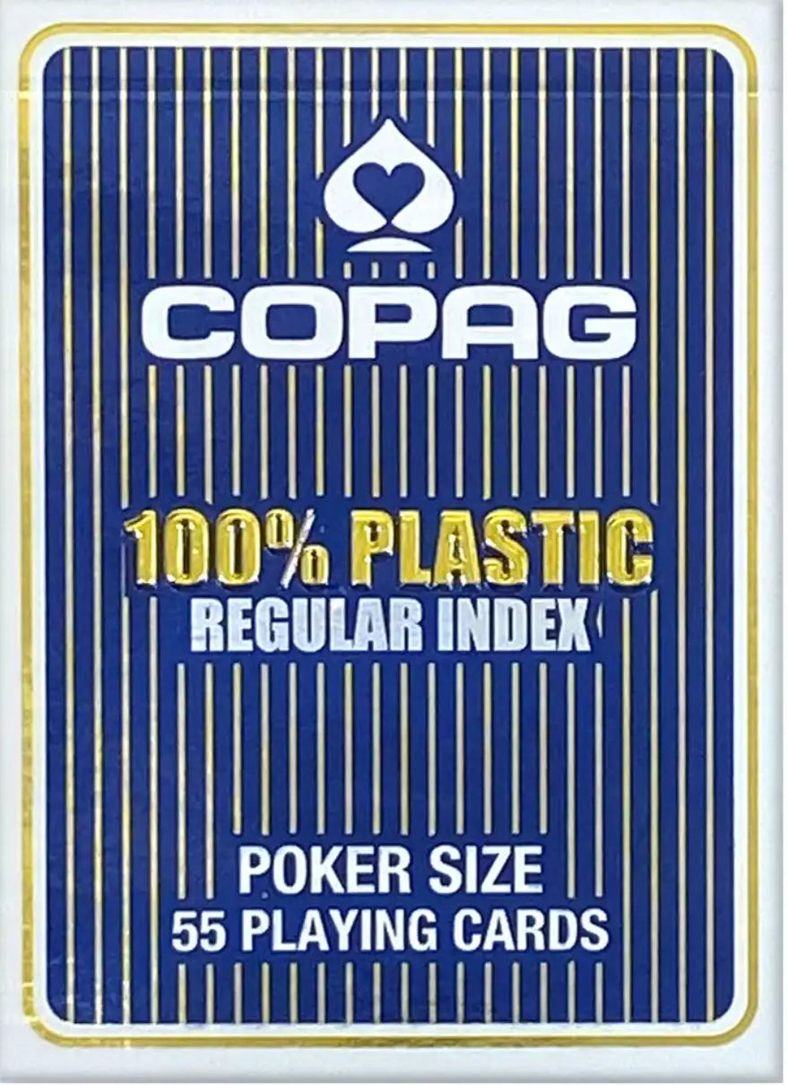Playing Cards: Regular Poker Blue COPAG Board Games