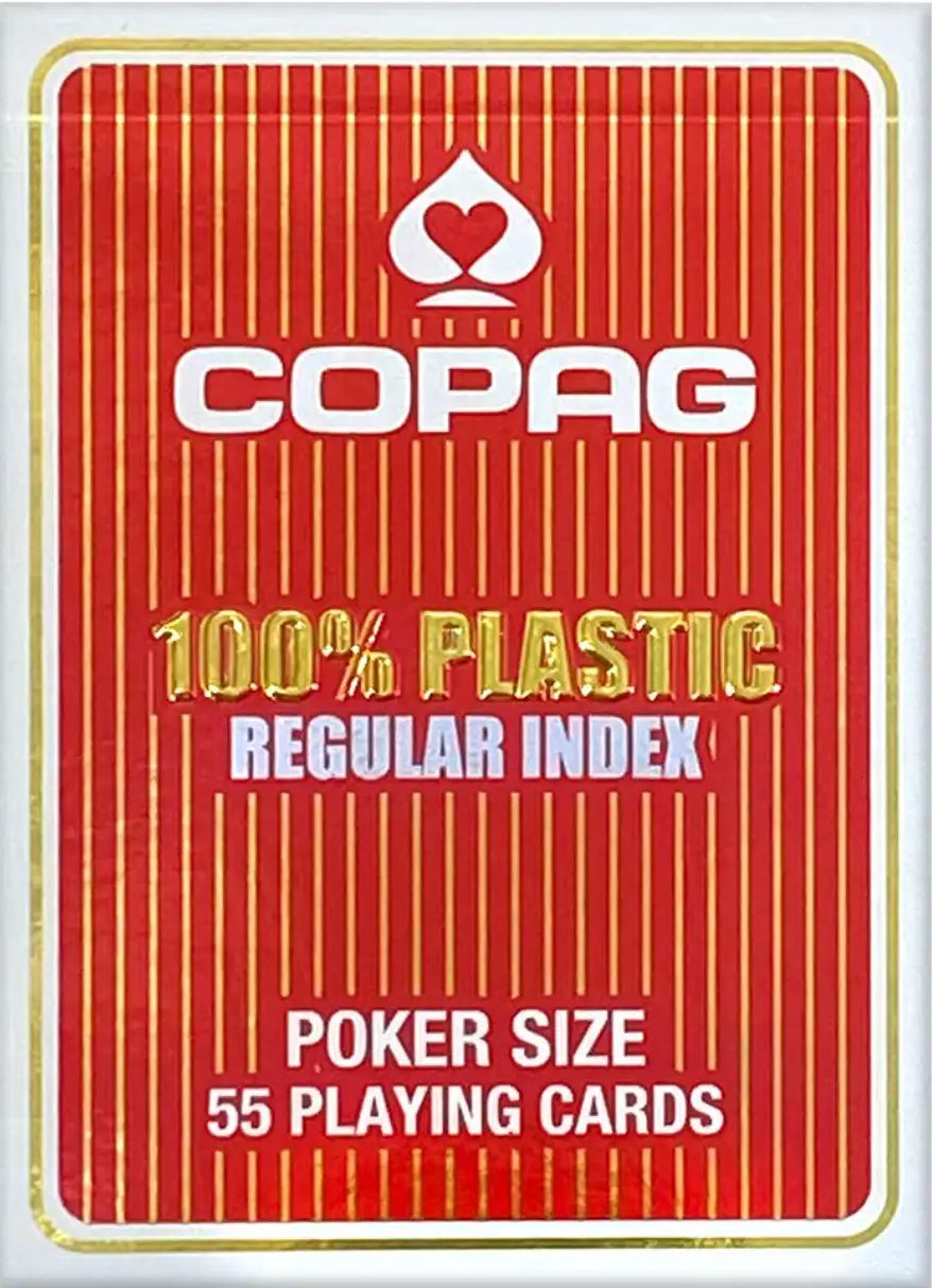 Playing Cards: Regular - Poker - Red - COPAG - Board Games