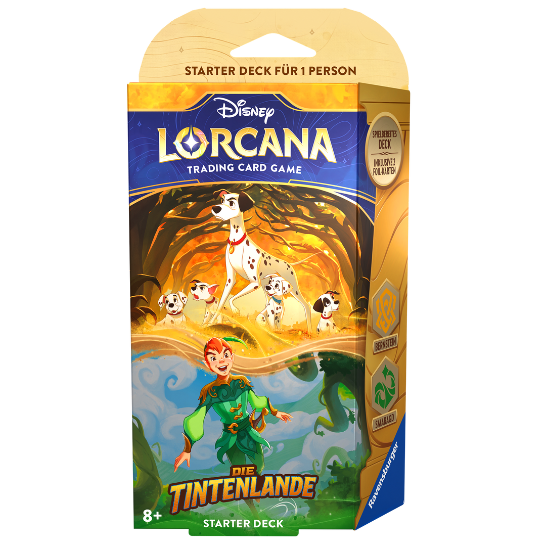 Disney Lorcana: Die Tintenlande - Bernstein/Smaragd - Starter Deck (DE)