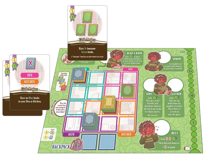 A Place for all my Books (EN) - Smirk & Dagger Games - Board Games