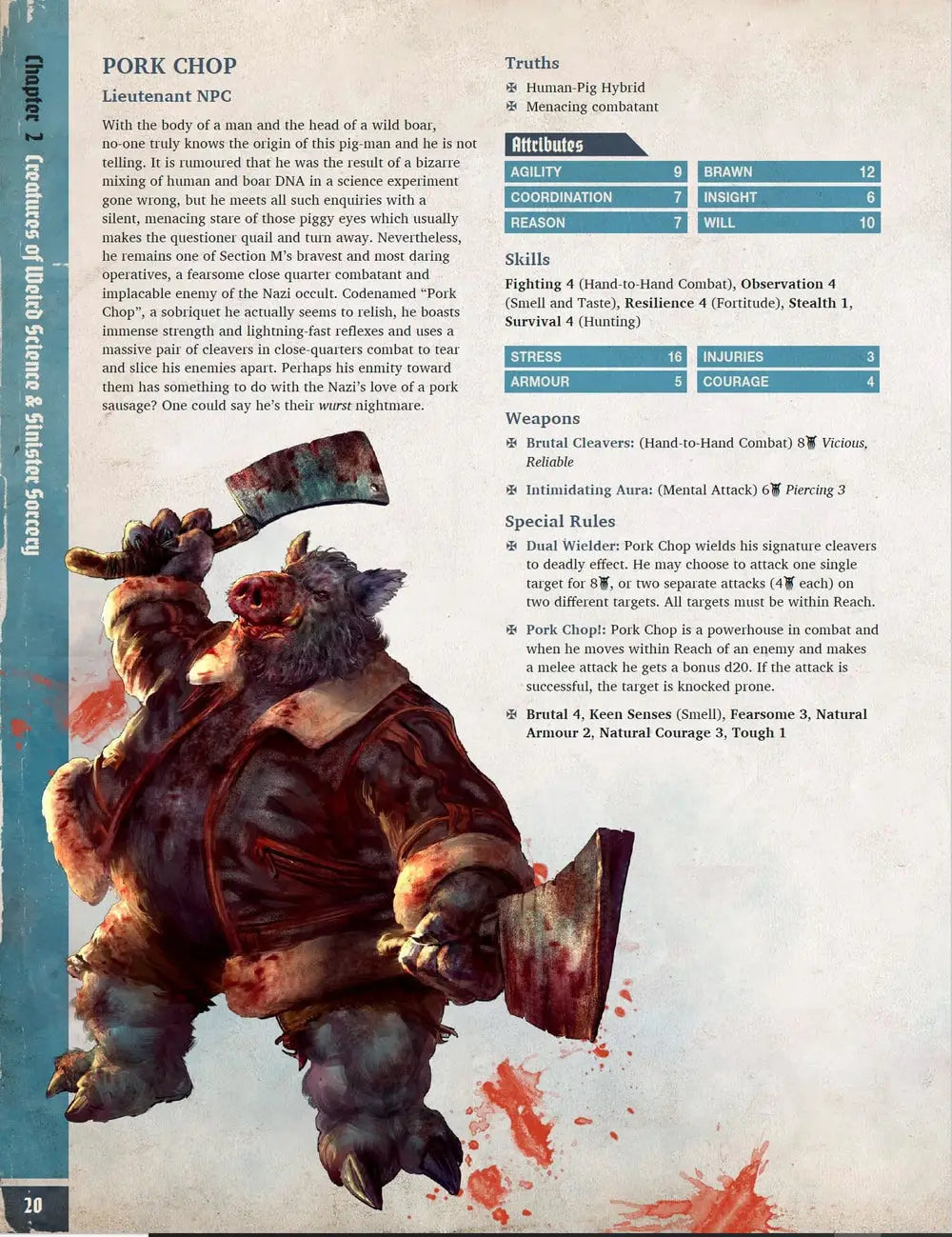 Achtung! Cthulhu 2d20: Horrors of the Secret War (EN) - Modiphius Entertainment - Roleplaying Games