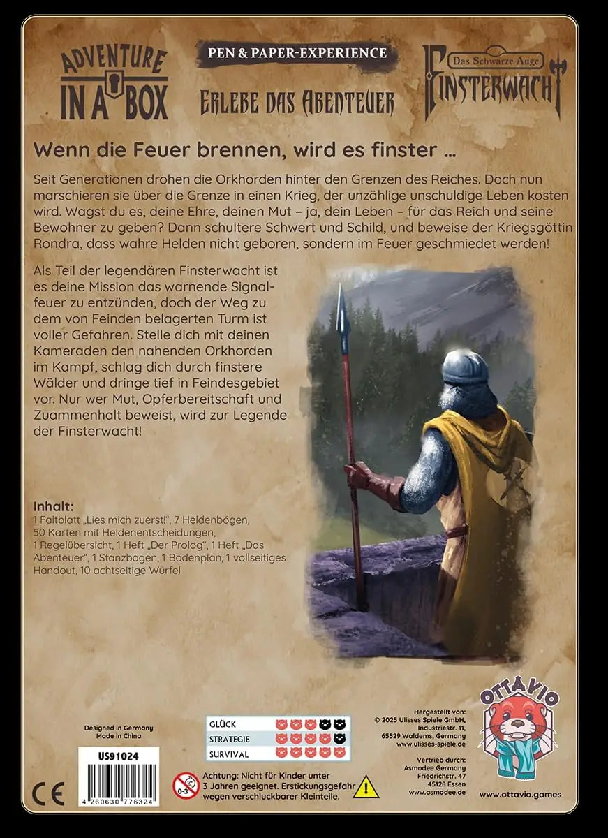 Adventure in a Box: Finsterwacht (DE) - Ottavio (Ulisses) - Board Games