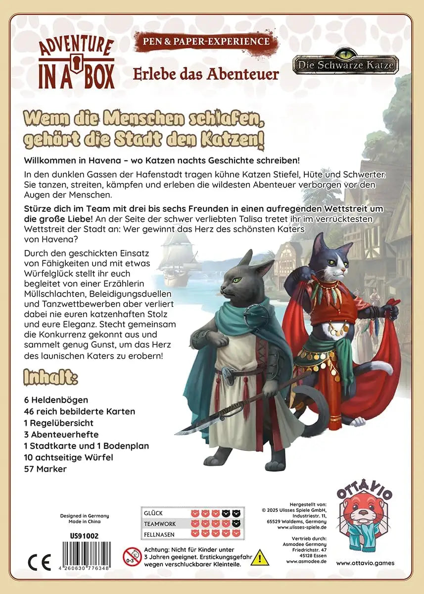 Adventure in a Box: Samtpfotentango (DE) - Ottavio (Ulisses) - Board Games