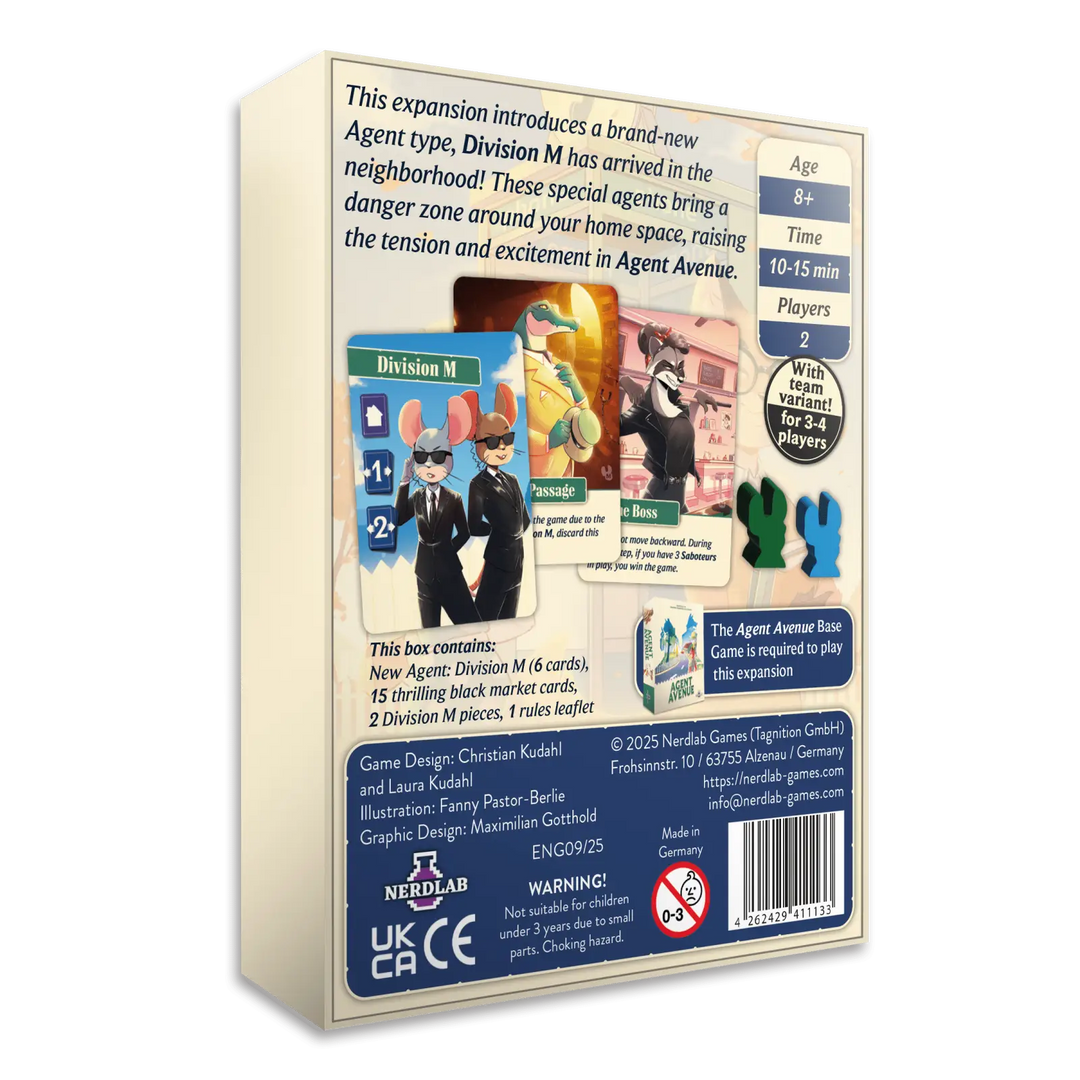 Agent Avenue: Division M (EN) - Nerdlab - Board Games