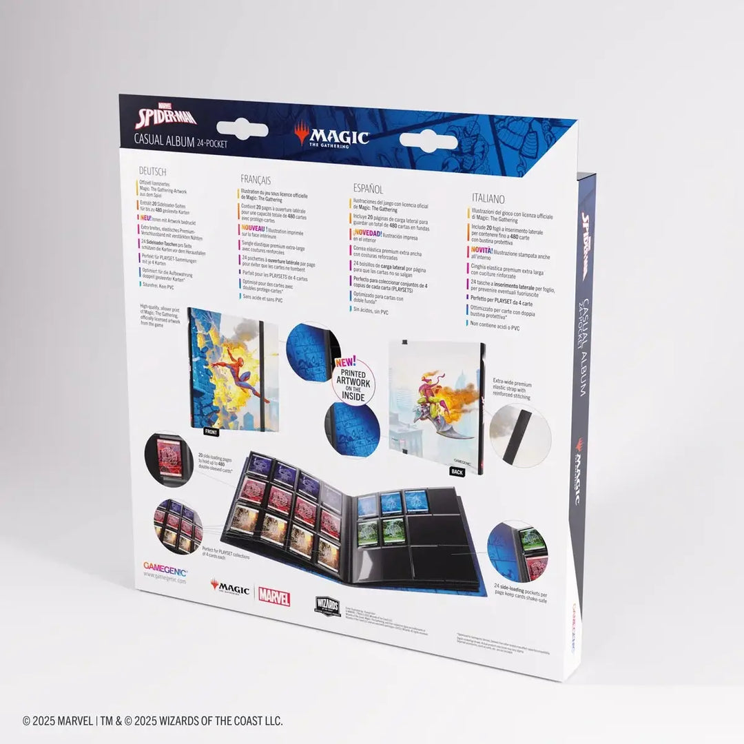 Album: Magic: The Gathering - Marvel’s Spider-Man - 24-Pocket - Spider-Man/Green Goblin - Gamegenic - Accessories