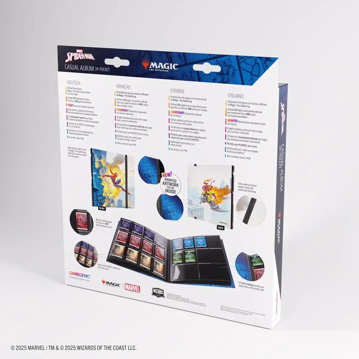 Album: Magic: The Gathering - Marvel’s Spider-Man - 24-Pocket - Spider-Man/Green Goblin - Gamegenic - Accessories