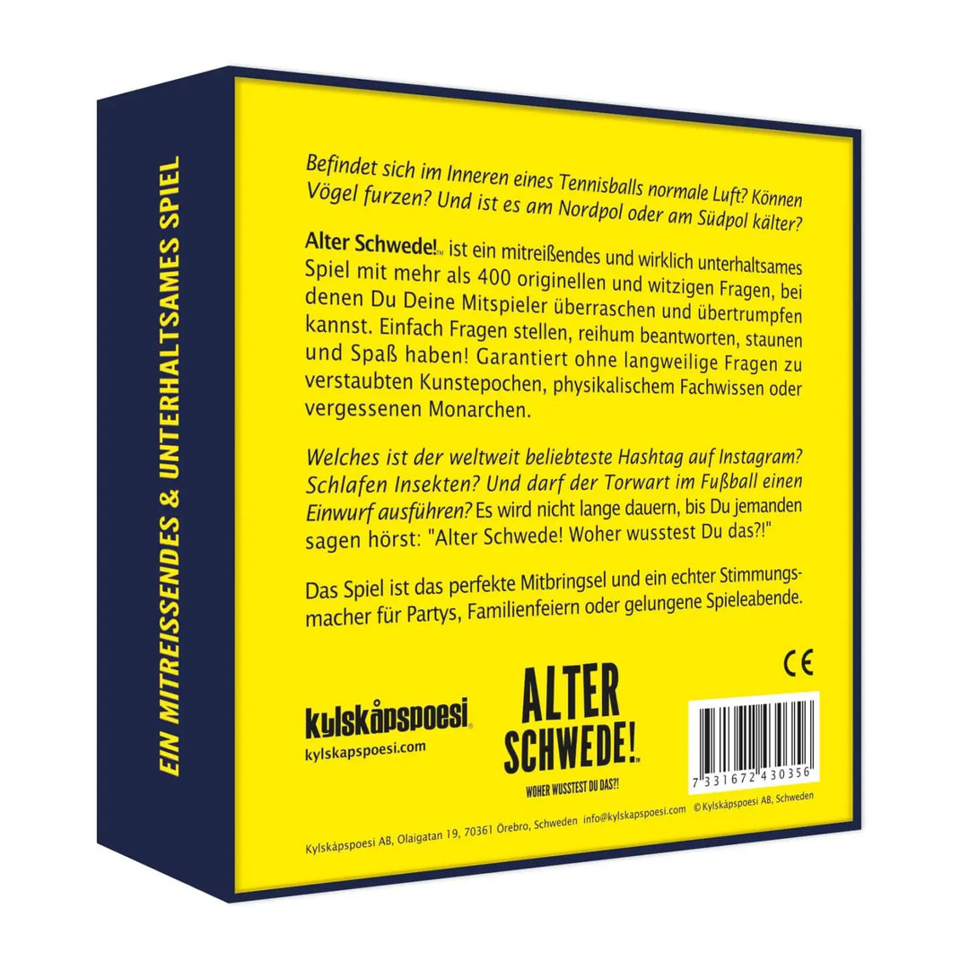 Alter Schwede!: Woher wusstest du das!? (DE) - Kylskåpspoesi AB - Board Games