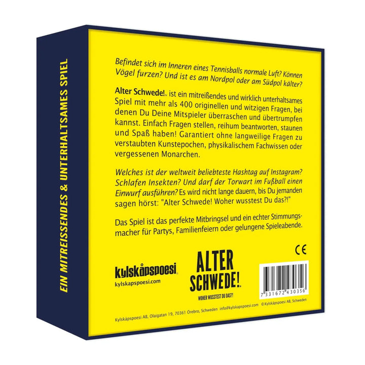 Alter Schwede!: Woher wusstest du das!? (DE) - Kylskåpspoesi AB - Board Games