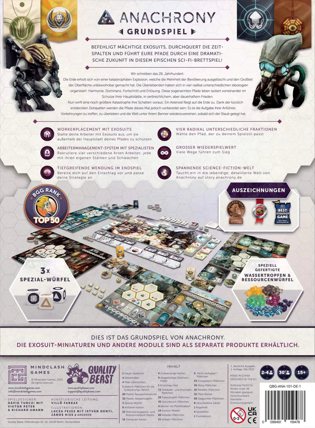 Anachrony (DE) - Skellig Games - Board Games