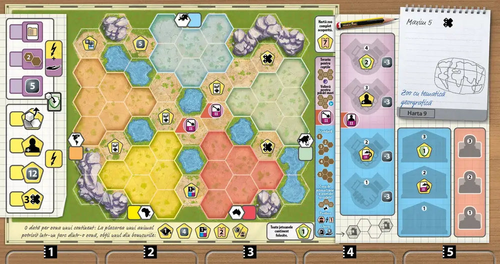 Ark Nova: Zoo Map Pack (EN) - Capstone Games - Board Games