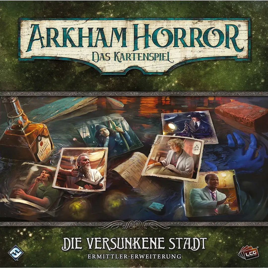 Arkham Horror: Das Kartenspiel - Die versunkene Stadt - Ermittler Erweiterung (DE) - Fantasy Flight Games - Card Games