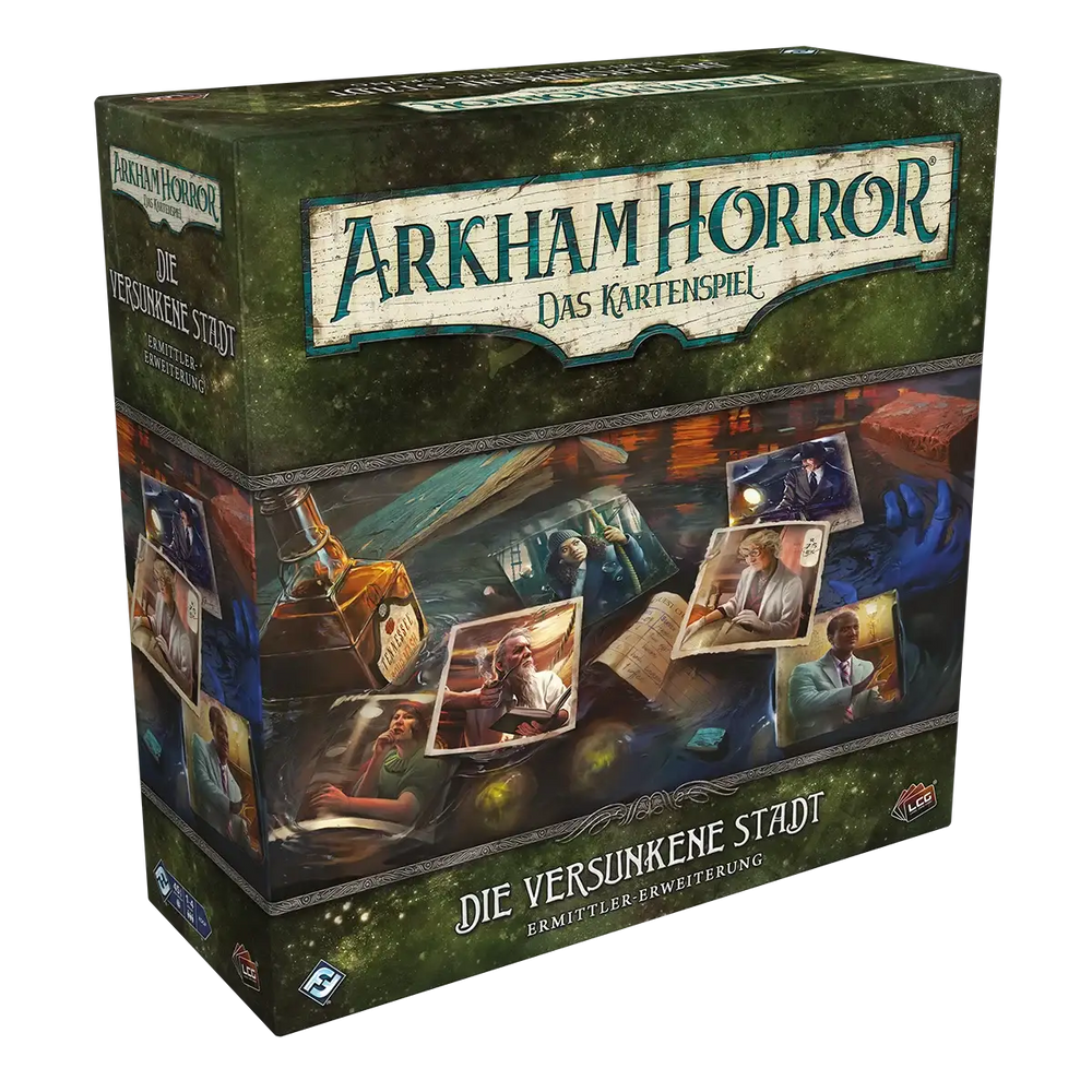Arkham Horror: Das Kartenspiel - Die versunkene Stadt - Ermittler Erweiterung (DE) - Fantasy Flight Games - Card Games