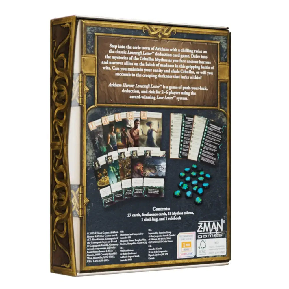 Arkham Horror: Lovecraft Letter (EN) - Z Man Games - Board Games