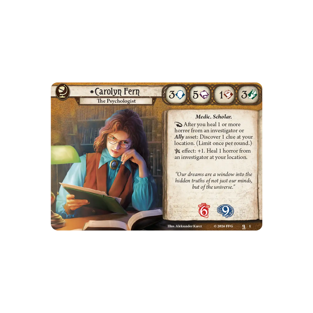 Arkham Horror: The Card Game - Investigator Deck - Carolyn Fern (EN) - Fantasy Flight Games - Board Games
