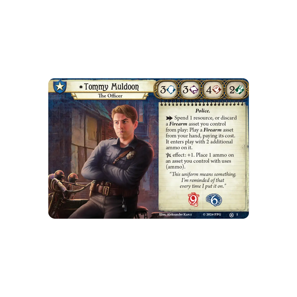 Arkham Horror: The Card Game - Investigator Deck - Tommy Muldoon (EN) - Fantasy Flight Games - Board Games