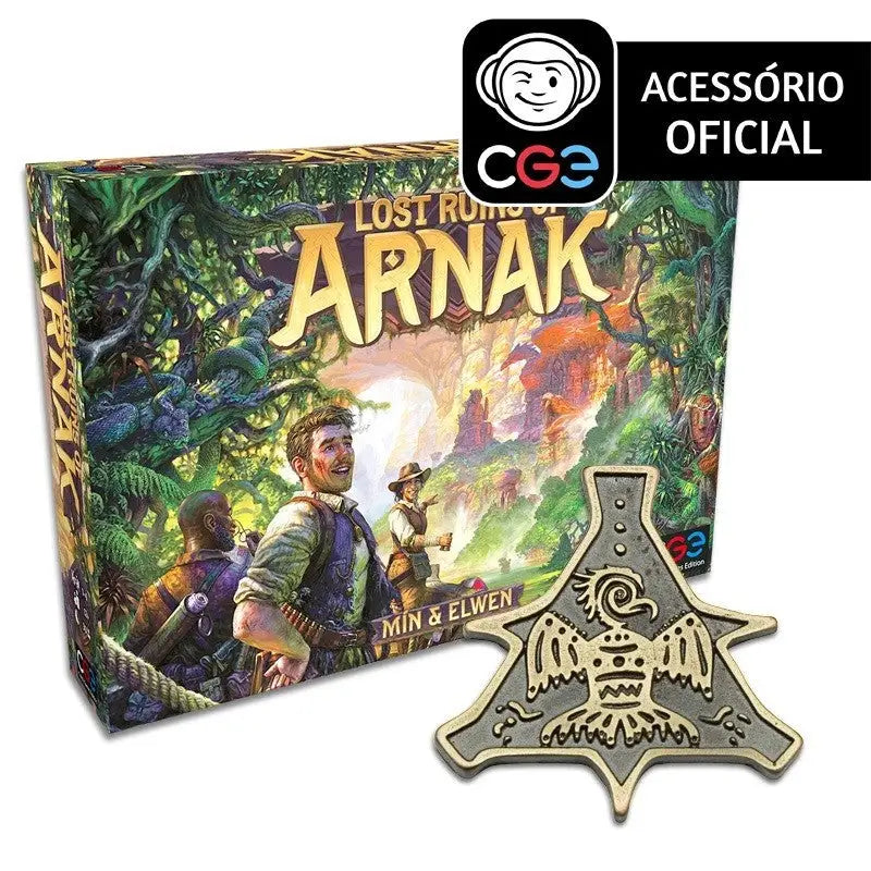 Arnak: First Player Marker - Metal Coin - Moedas & Co. - Coins