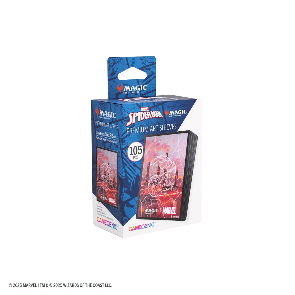 Art Sleeves: Magic The Gathering - Spider Man - Mountain - Gamegenic - Sleeve