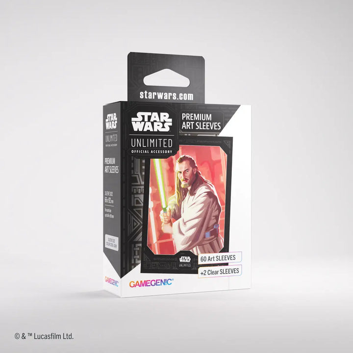 Art Sleeves: Star Wars Unlimited - Qui-Gon Jinn - Gamegenic - Accessories