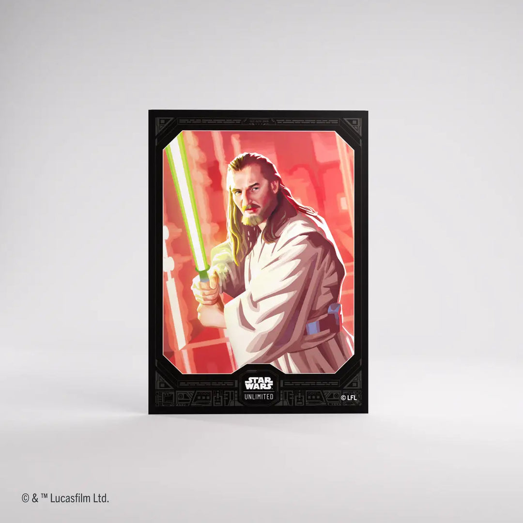 Art Sleeves: Star Wars Unlimited - Qui-Gon Jinn - Gamegenic - Accessories