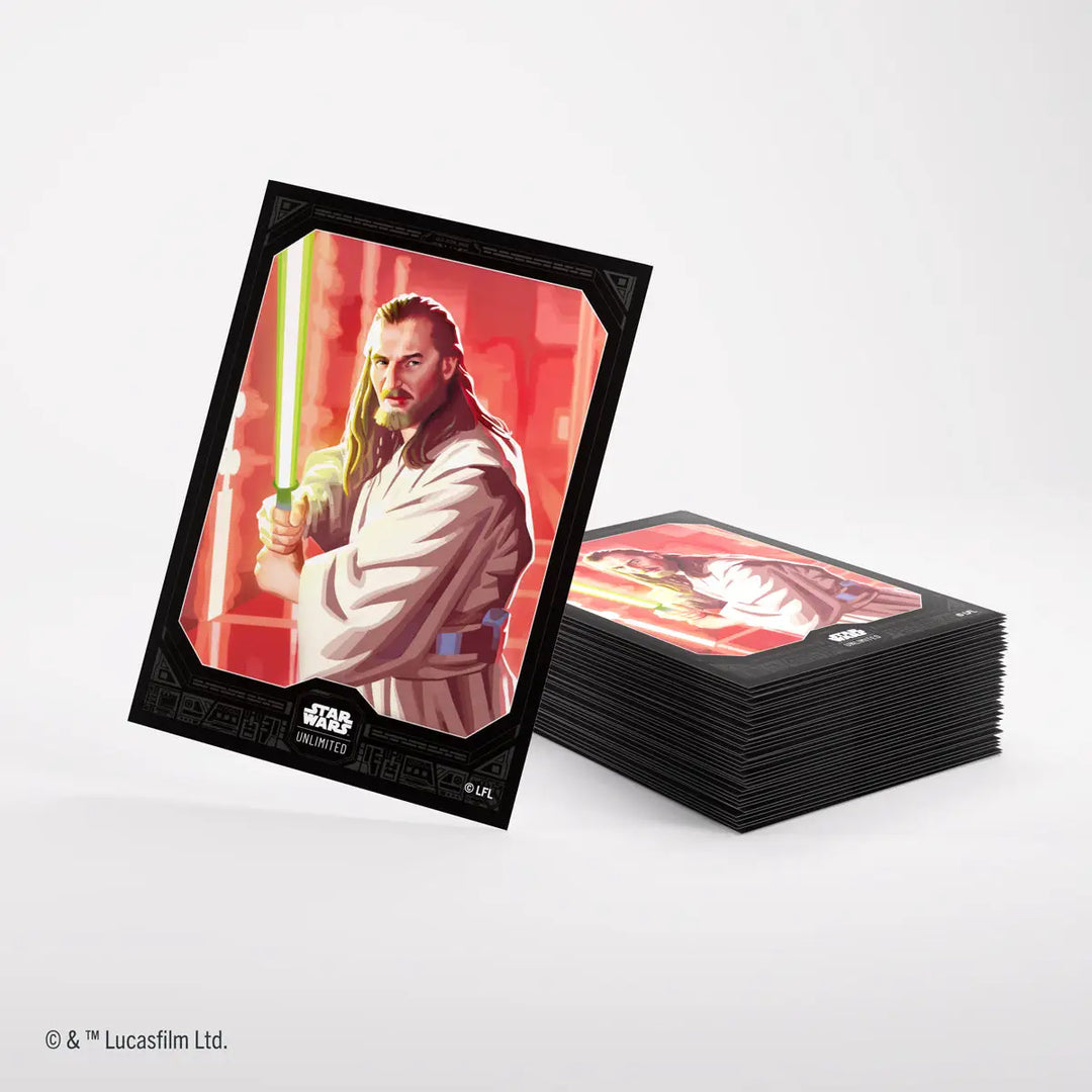 Art Sleeves: Star Wars Unlimited - Qui-Gon Jinn - Gamegenic - Accessories