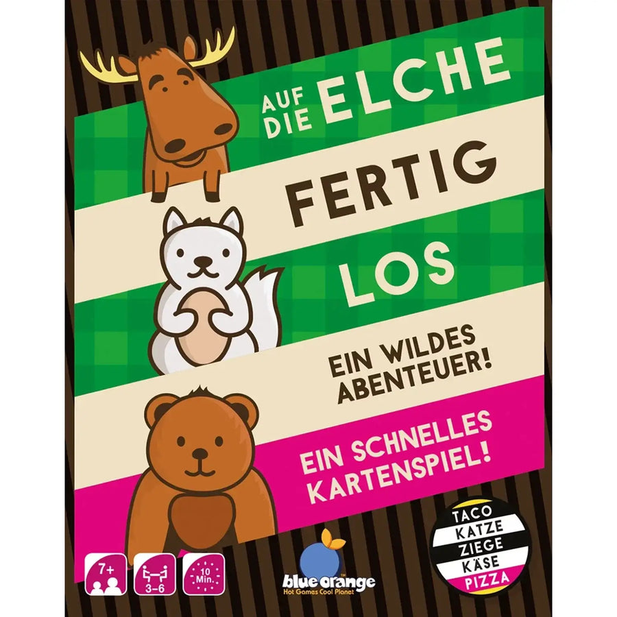 Auf die Elche fertig los (DE) - Blue Orange Games - Board Games