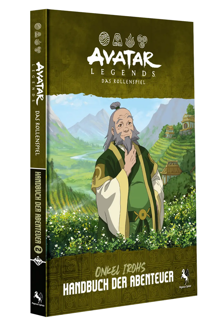 Avatar Legends – Das Rollenspiel: Onkel Irohs Handbuch der Abenteuer (DE) - Pegasus Spiele - Roleplaying Games