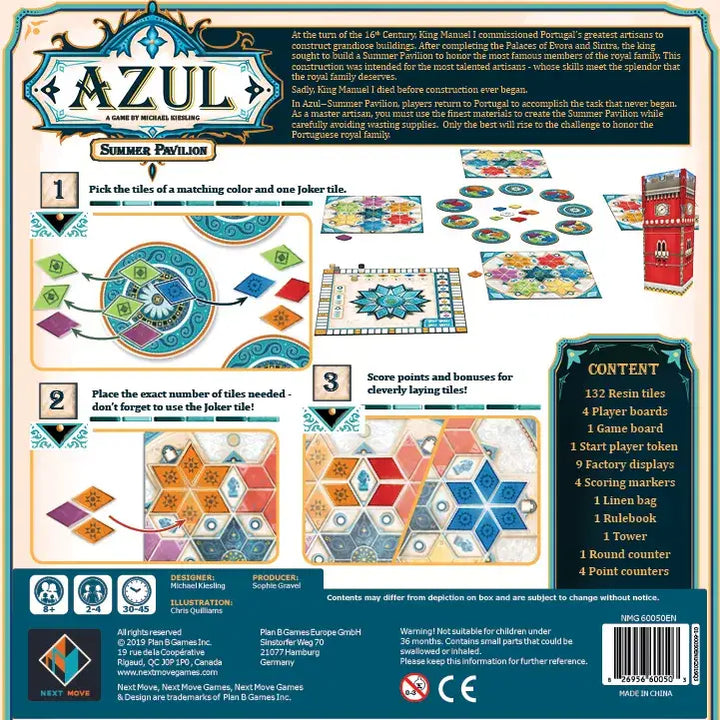 Azul: Summer Pavilion (EN) - Next Move Games - Board Games