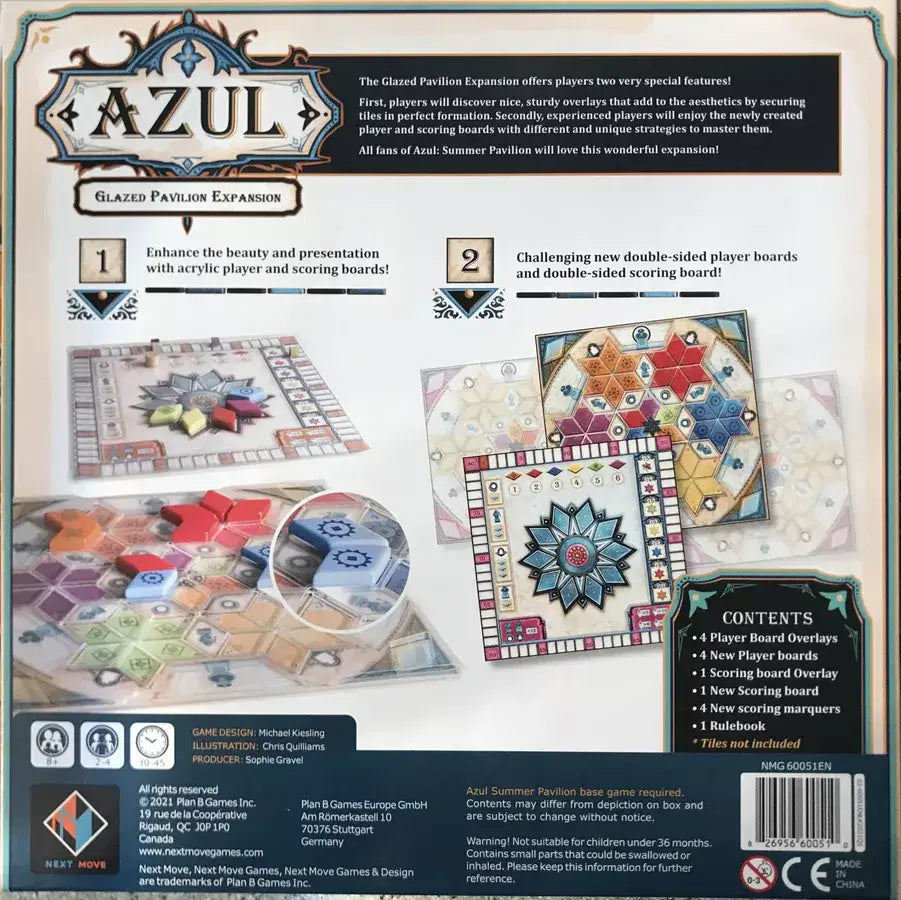 Azul: Summer Pavilion - Glazed Pavilion (EN) - Next Move Games - Board Games