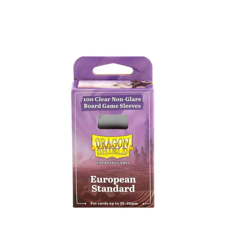 Board Game Sleeves: Clear/Non Glare - Standard - European (100) - Arcane Tinmen - Accessories