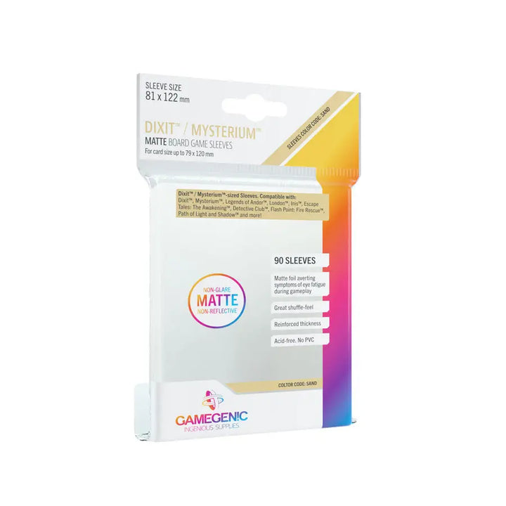 Board Game Sleeves: Matte - Dixit - Sand (90) - Gamegenic - Accessories