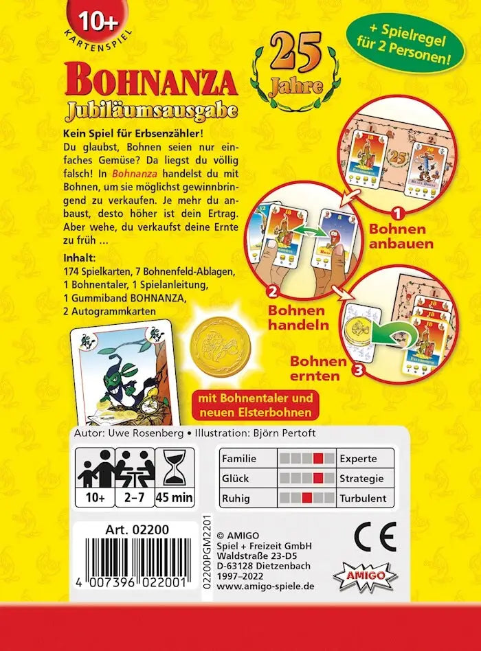 Bohnanza: 25 Jahre Jubiläumsausgabe (DE) - Amigo - Board Games