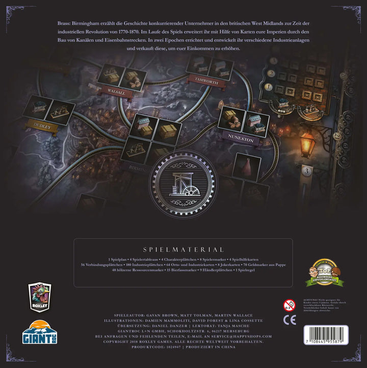 Brass: Birmingham (DE) - Giant Roc - Board Games