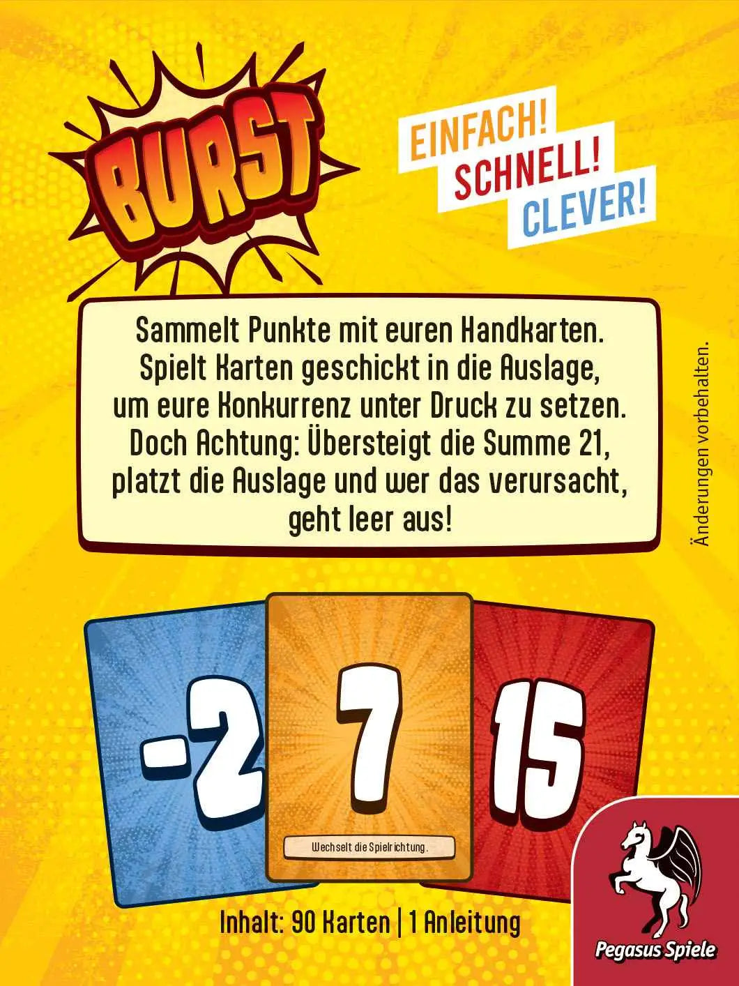 Burst (DE) - Pegasus Spiele - Board Games