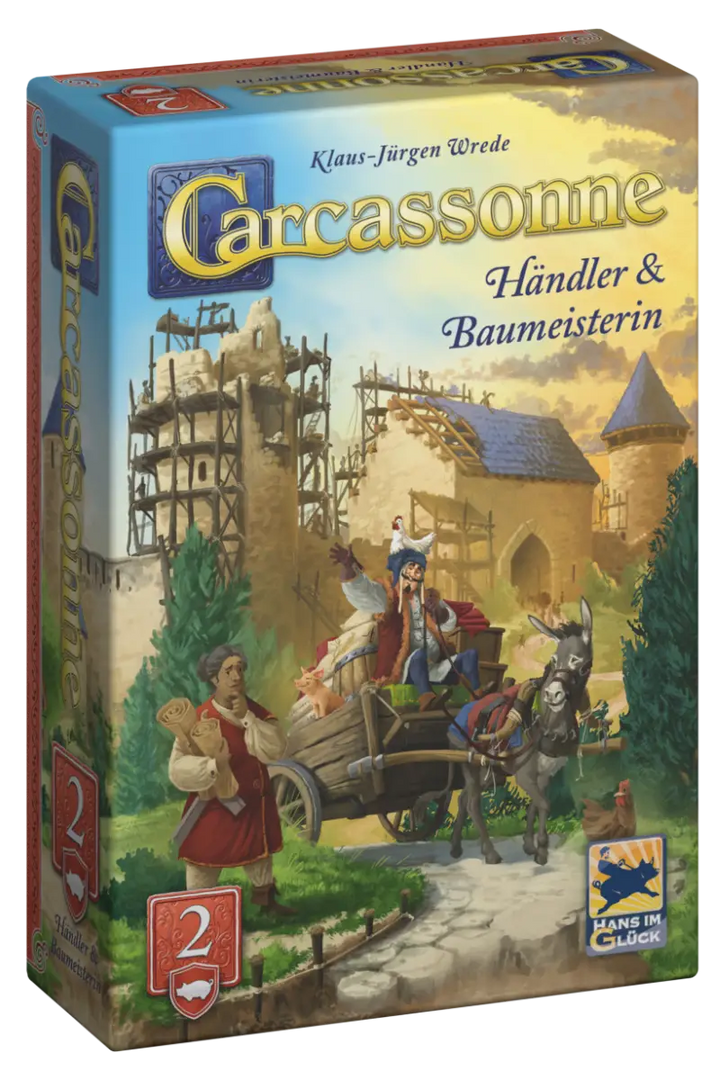 Carcassonne: Händler & Baumeisterin (DE) - Hans im Glück - Board Games