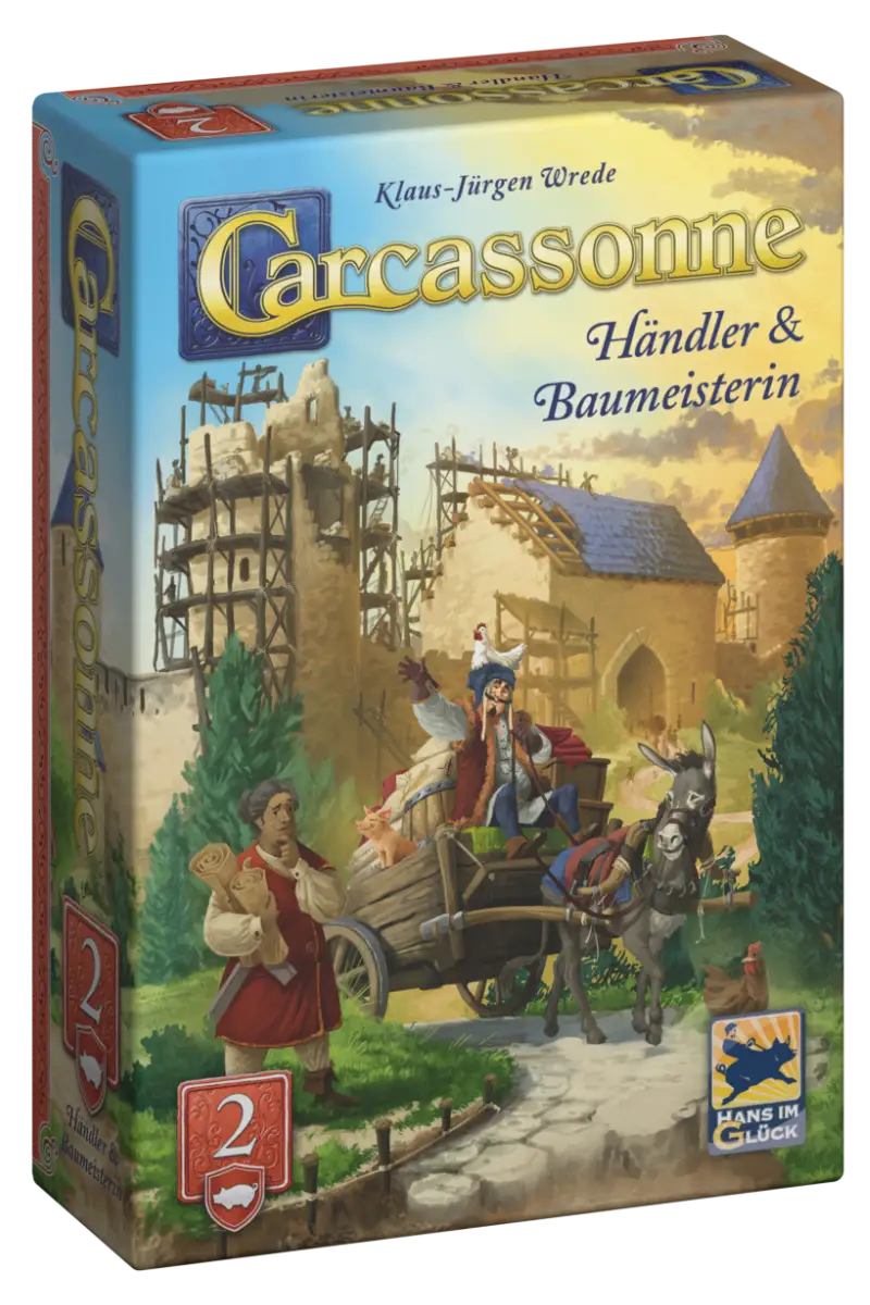 Carcassonne: Händler & Baumeisterin (DE) - Hans im Glück - Board Games