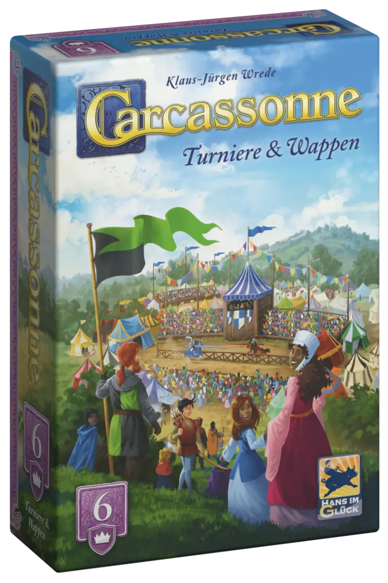 Carcassonne: Turniere & Wappen (DE) - Hans im Glück - Board Games