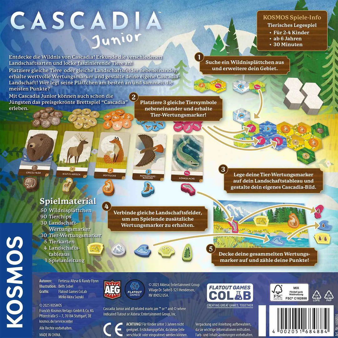 Cascadia: Junior (DE) - Kosmos - Board Games
