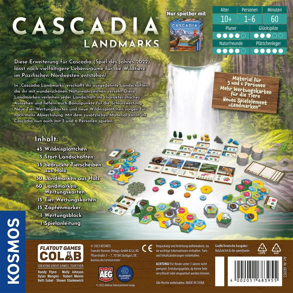 Cascadia: Landmarks (DE) - KOSMOS - Board Games