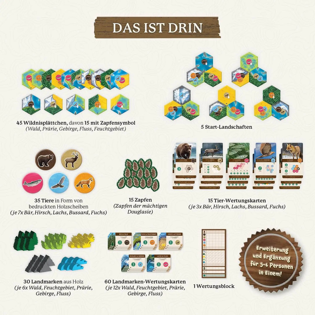 Cascadia: Landmarks (DE) - KOSMOS - Board Games