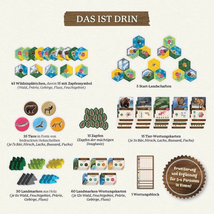 Cascadia: Landmarks (DE) - KOSMOS - Board Games