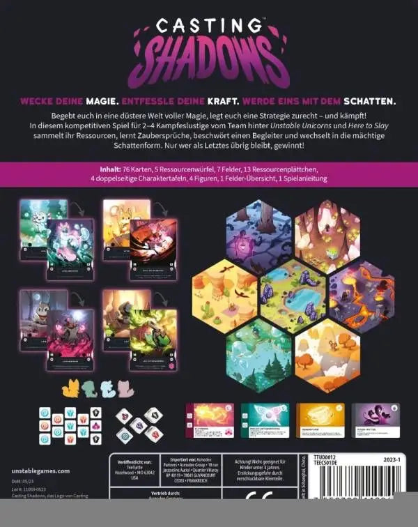 Casting Shadows (DE) - Unstable Games - Board Games