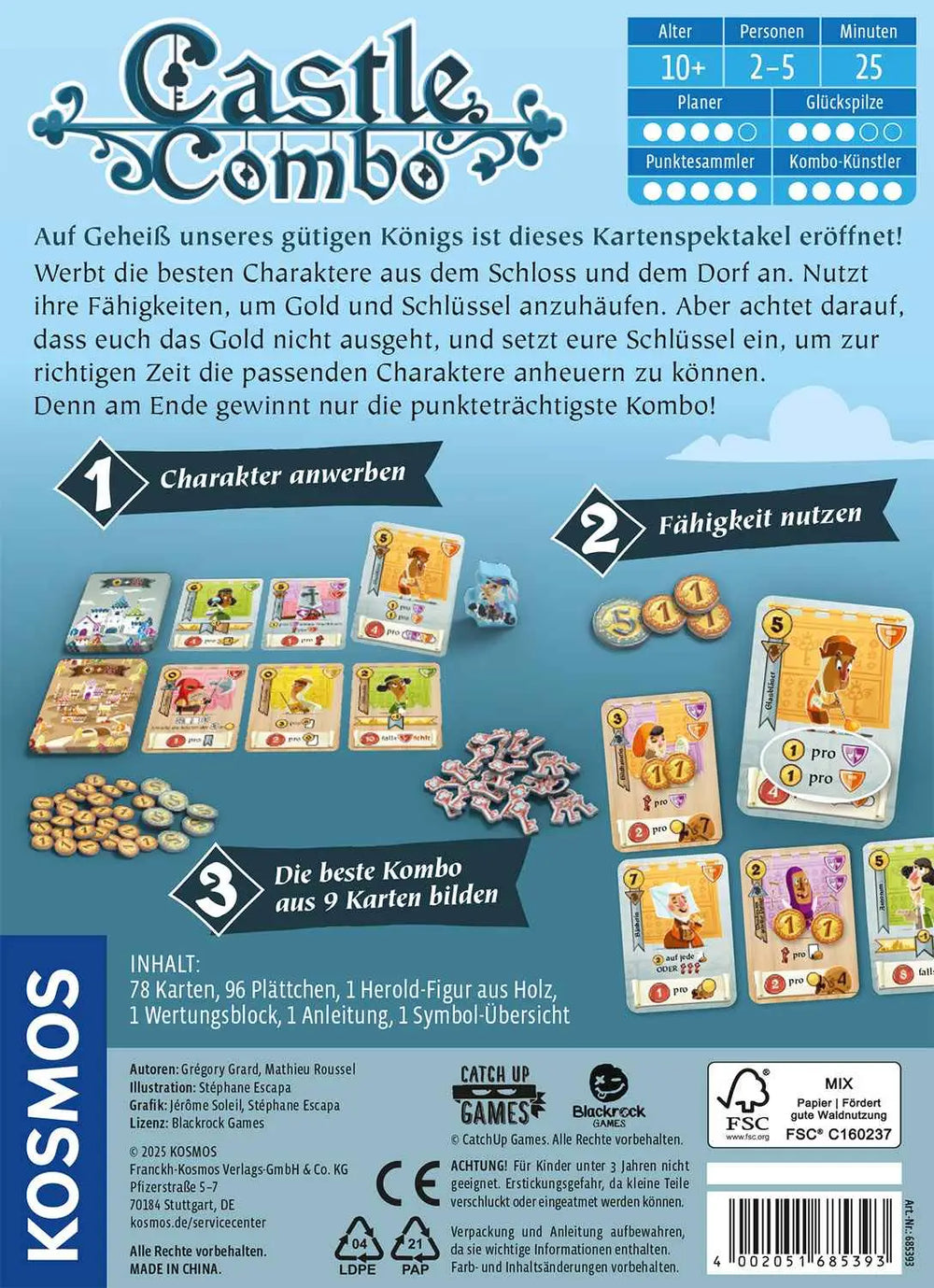 Castle Combo (DE) - Kosmos - Board Games