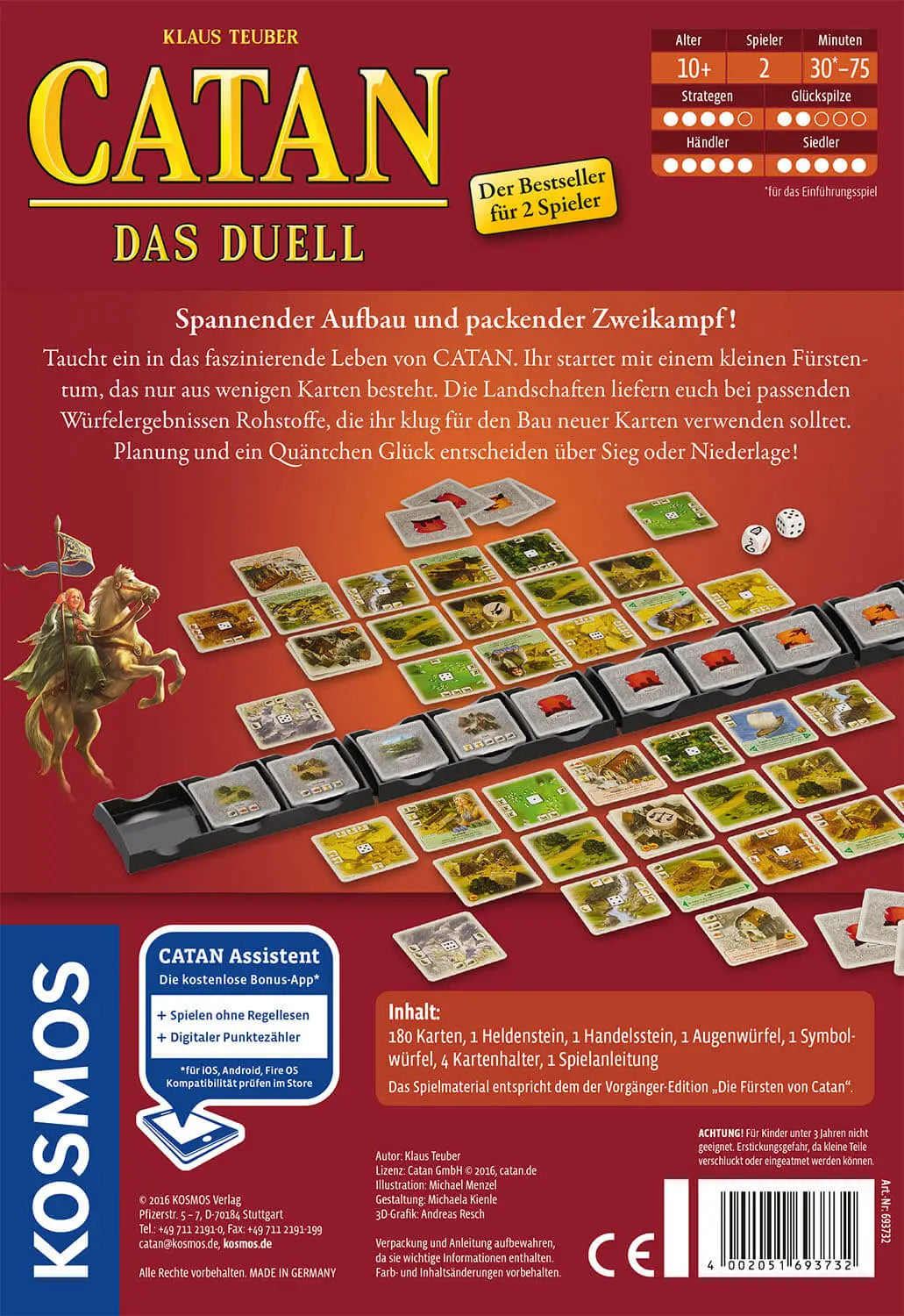 Catan: Das Duell (DE) - KOSMOS - Board Games