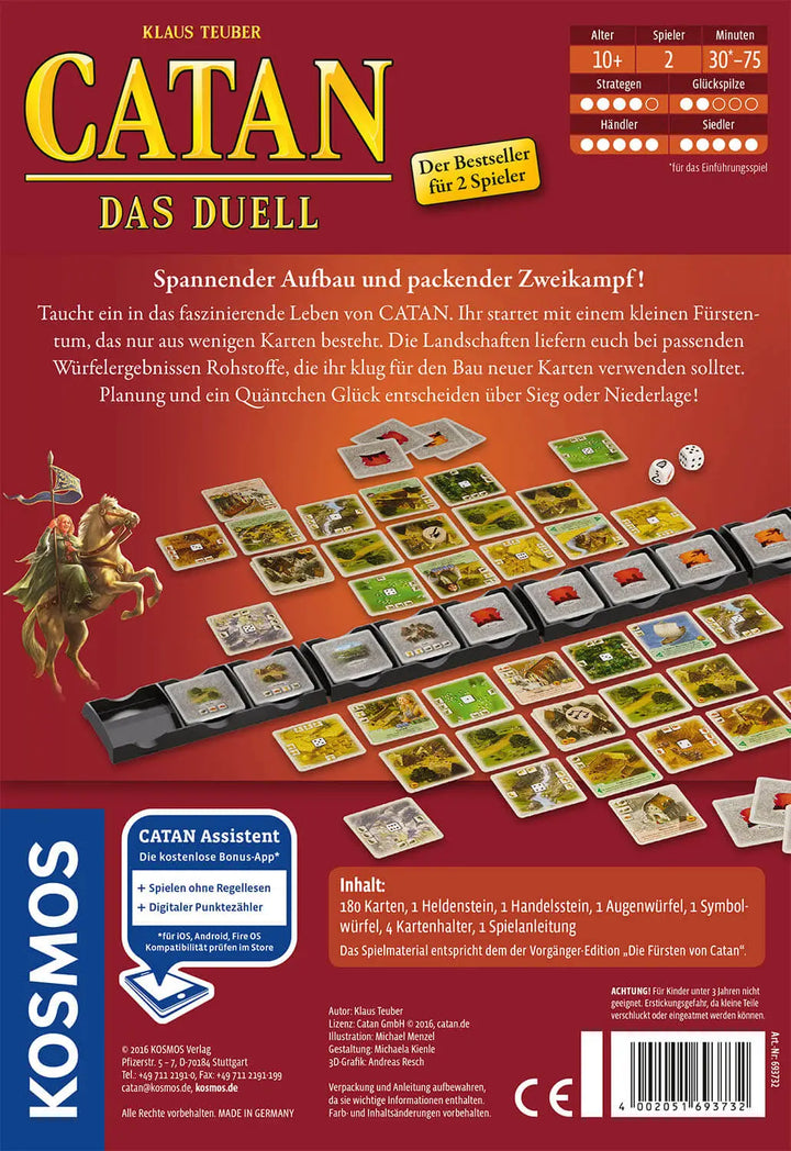 Catan: Das Duell (DE) - KOSMOS - Board Games