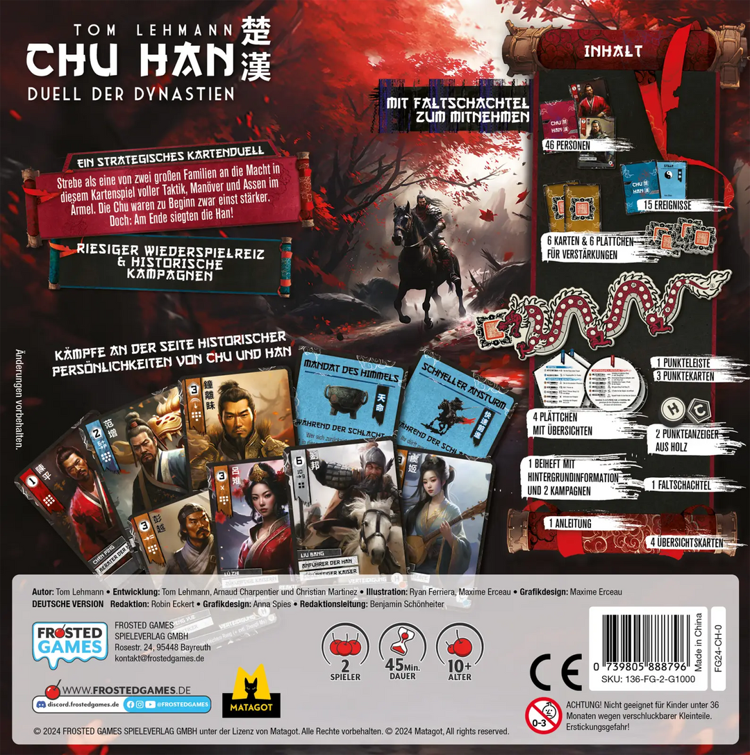 Chu Han - Duell der Dynastien (DE) - Frosted Games - Board Games