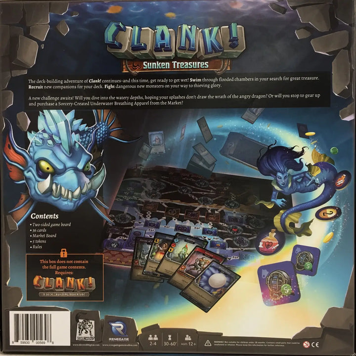 Clank!: Sunken Treasures (EN) - Dire Wolf - Board Games
