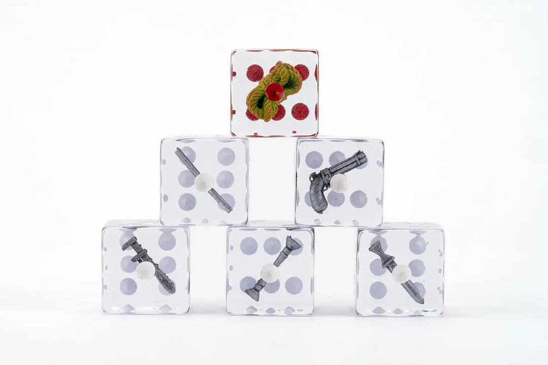 Clue: Oversized Dice Set - Weapon Inclusion - FanRoll - Accessories
