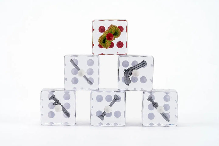 Clue: Oversized Dice Set - Weapon Inclusion - FanRoll - Accessories
