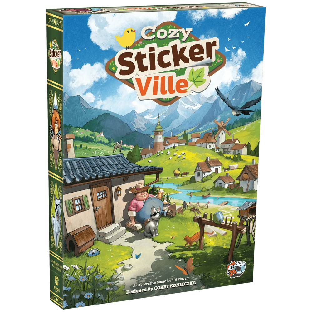 Cozy Stickerville (DE) - Unexpected Games - Board Games