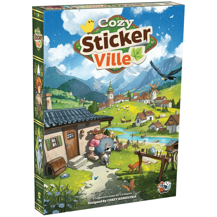 Cozy Stickerville (DE) - Unexpected Games - Board Games